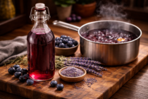 Blueberry Lavender Simple Syrup
